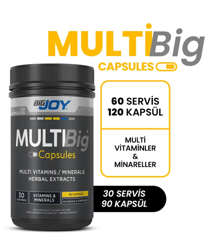 Multibig Vitamin Mineral 90 Kapsül